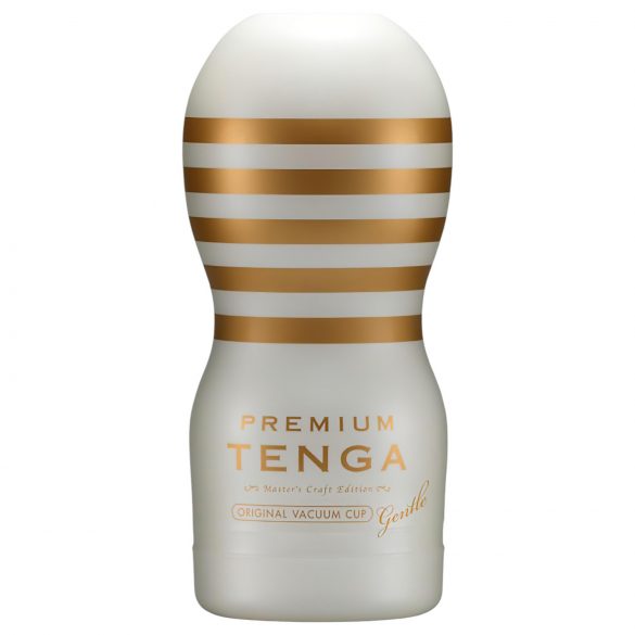 TENGA Premium Gentle - vienkartinis masturbatorius (baltas) 