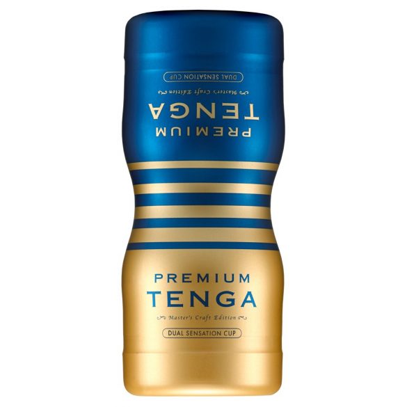 TENGA Premium Dvigubas Pojūčių Mastrurbatorius - Vienkartinis 