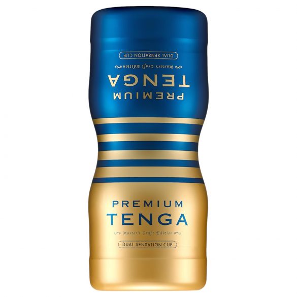 TENGA Premium Dvigubas Pojūčių Mastrurbatorius - Vienkartinis 