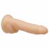 Naked Addiction 8 - realistiškas dildo su prisitvirtinančiu pagrindu (20 cm) 