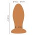 ANOS - Large Anal Dildo (Orange) 