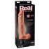 Real Feel Deluxe No.12 - realistiškas vibratorius su sėklidėmis (natūralios spalvos)