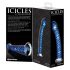 Icicles Nr. 29 - spiralinis stiklinis dildo su varpa (mėlynas) 