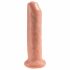 King Cock 7 - tikroviškas dildo (18cm) - natūrali spalva