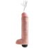 King Cock 10 - realistiškas purškiantis dildo (25 cm) - natūrali spalva 