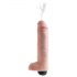 King Cock 10 - realistiškas purškiantis dildo (25 cm) - natūrali spalva 