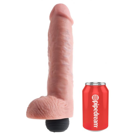 King Cock 11 - tikroviškas purškiantis dildo (28cm) - natūralus 