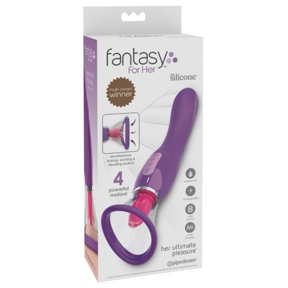 Fantasy - akumuliatorinis, 3in1 vibratorius (violetinis) 