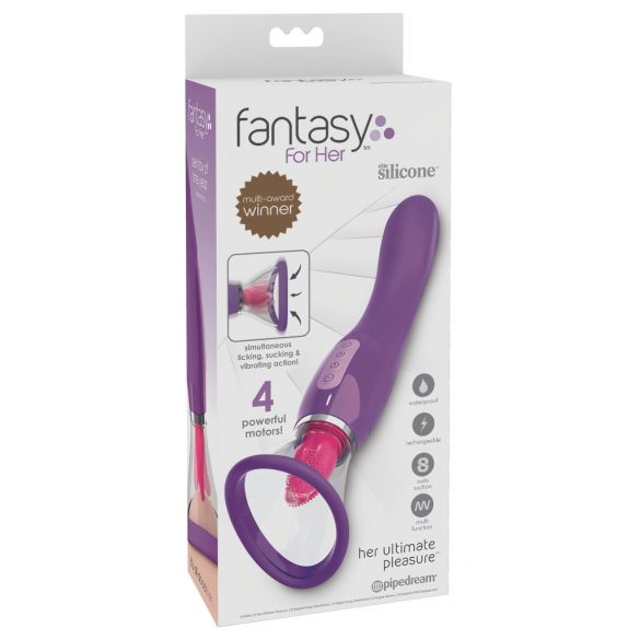 Fantasy - akumuliatorinis, 3in1 vibratorius (violetinis) 