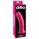 Dillio 8 - su priklijuojamu pagrindu, realistiškas dildo (20 cm) - rožinis 