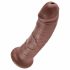 Karaliaus Kotai 8 dildo (20 cm) - ruda