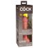 King Cock Elite 6 - tikroviškas dildo su siurbtuku (15 cm) - natūrali spalva 