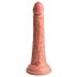 King Cock Elite realistiškas siurbtukas dildo (18 cm) - natūralus 