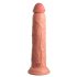 King Cock Elite 9 - dvisluoksnis, prisitvirtinantis, realistiškas dildo (23cm) - natūralus 