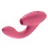 Womanizer Duo - atsparus vandeniui G-taško vibratorius ir klitorio stimuliatorius viename (koralų spalvos)