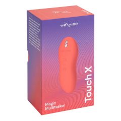   We-Vibe Touch X - įkraunamas, vandeniui atsparus klitorio vibratorius (koralas)