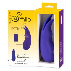   SMILE Multi - akumuliatorinis, itin stiprus dvigubas liežuvėlių vibratorius (violetinis)