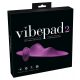 VibePad 2 - akumuliatorinė, radijo bangomis valdoma laižymo-vibracijos pagalvėlė (violetinė) 