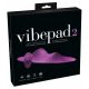 VibePad 2 - akumuliatorinė, radijo bangomis valdoma laižymo-vibracijos pagalvėlė (violetinė) 