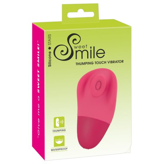 SMILE Pulsuojantis Prisilietimas - įkraunamas, pulsuojantis klitorio vibratorius (rožinis)