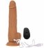 Naked Addiction Thrusting 9 - radijo valdomas stūminis vibratorius - tamsus (23cm) 