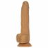 Naked Addiction Thrusting 9 - radijo valdomas stūminis vibratorius - tamsus (23cm) 