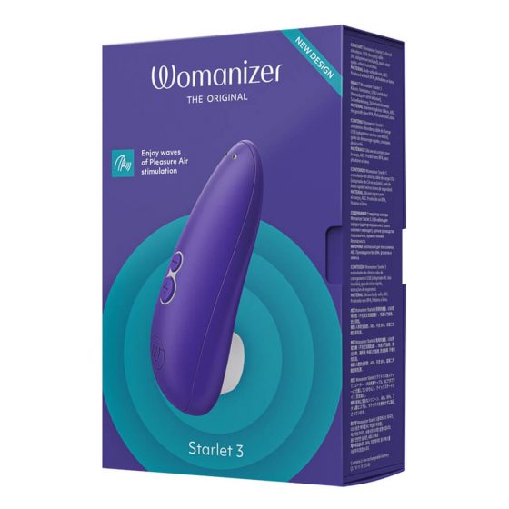 Womanizer Starlet 3 - įkraunamas, oro bangų klitorio stimuliatorius (mėlynas)