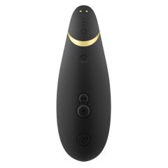   Womanizer Premium 2 - akumuliatorinis, oro bangų klitorio stimuliatorius (juodas)
