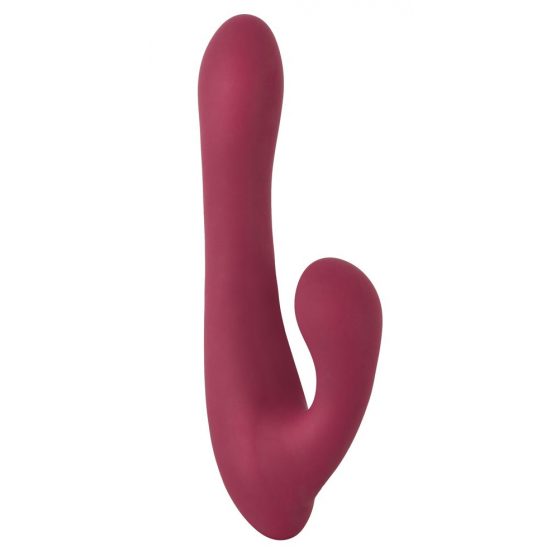 Javida - belaidis suktukas vibratorius su klitorio rankena (raudonas)