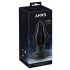 ANOS - itin lankstus, reljefuotas analinis dildo - 7 cm (juodas) 