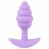 Cuties Mini Butt Plug - silikoninis analinis kaištis - violetinis (2,8cm) 