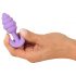 Cuties Mini Butt Plug - silikoninis analinis kaištis - violetinis (2,8cm) 