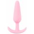 Cuties Mini Analinis Kaištis - silikoninis analinis dildo - rožinis (2,1 cm) 