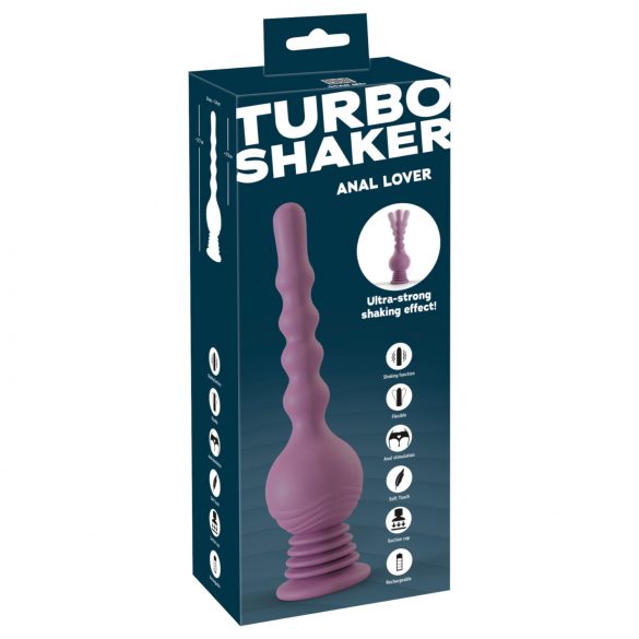 You2Toys Turbo Shaker - analinis vibratorius (violetinis)