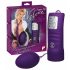 You2Toys - Violetinė velvetinė vibruojanti lazdelė - aksominė