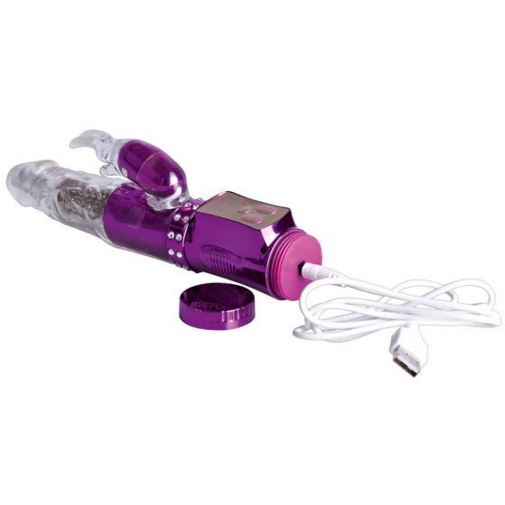 You2Toys - Deimanto aistra vibratorius - metalinė rožinė (USB)