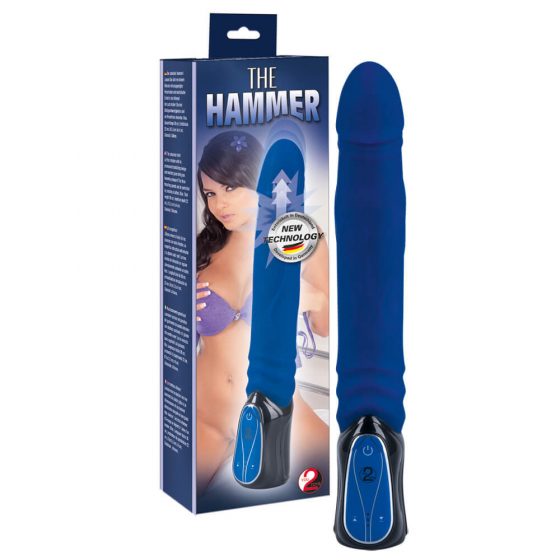 You2Toys - Hammer stūmoklinis vibratorius (mėlynas)