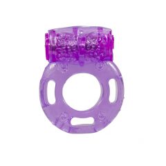   You2Toys - Vienkartinis vibruojantis penio žiedas (violetinis)