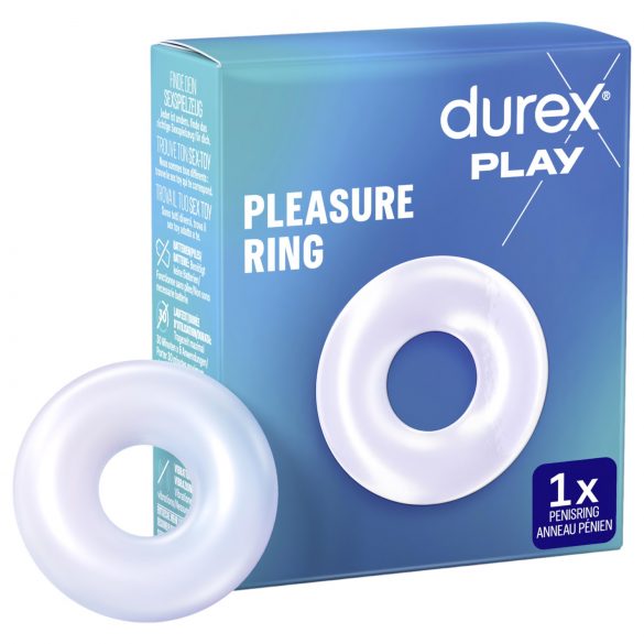 Durex Pleasure Ring - erekcijos žiedas (skaidrus)