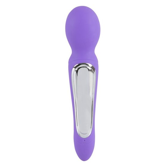 SMILE Wand - Dvigubas variklio masažuoklis vibratorius (violetinė)