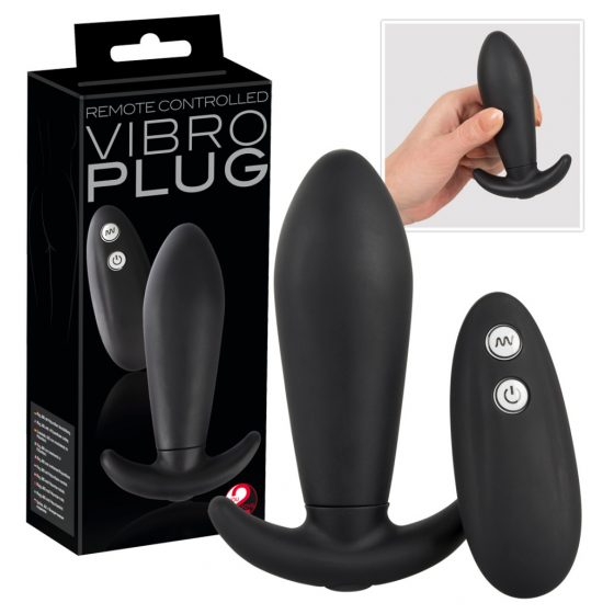 You2Toys - Vibro Plug - belaidis analinis vibratorius (juodas)