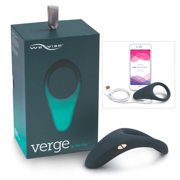 We-Vibe Verge - įkraunamas, vibruojantis penio žiedas (pilkas) 