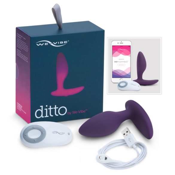 We-Vibe Ditto - įkraunamas analinis vibratorius (violetinis) 