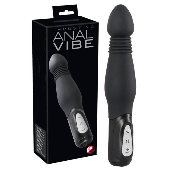 You2Toys - Analinis Vibe - stumdomas, analinis vibratorius (juodas) 