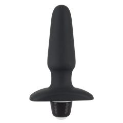   SMILE Butt Plug - įkraunamas silikoninis analinis vibratorius (juodas)