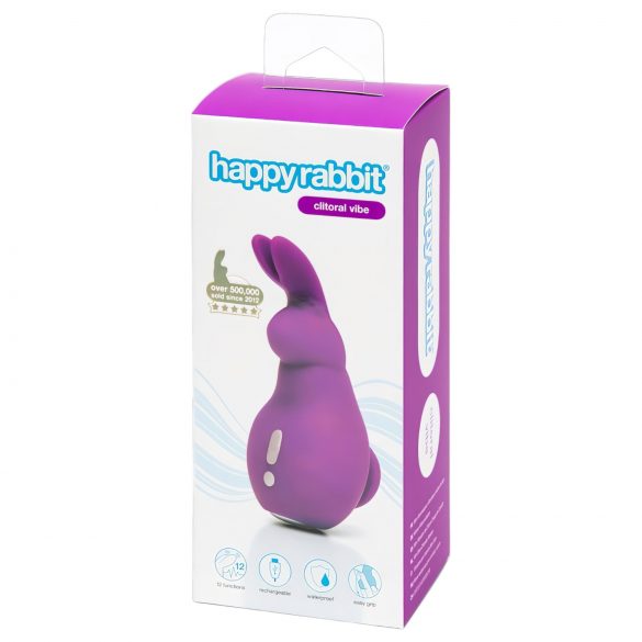 Happyrabbit Clitoral - triušio ausų klitorio vibratorius (violetinis)