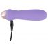 Cuties Mini Purple – įkraunamas silikoninis strypinis vibratorius (violetinis)
