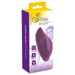   SMILE Panty - įkraunamas, radijo bangomis valdomas, vandeniui atsparus klitorio vibratorius (violetinis)
