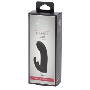 Fifty Shades of Grey - Geidulio Mergaitė - triušio tipo klitorio vibratorius (juodas)