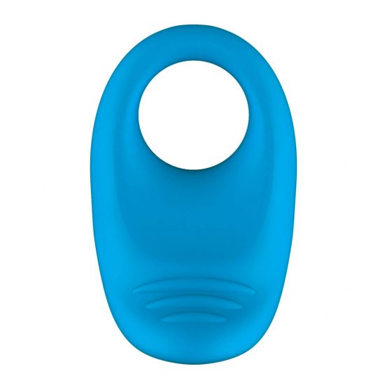 ROMP Juke - atsparus vandeniui vibracinis penio žiedas (mėlynas)